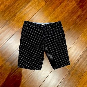 NWT navy polka dot womens Banana Republic shorts